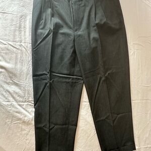 Joseph & Feiss Cream Wool-Blend Trousers